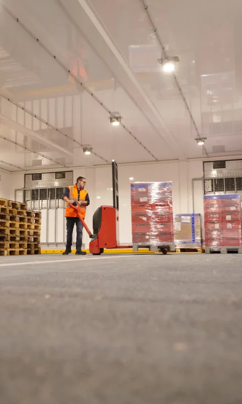 Stockage marchandises en froid négatif à Rennes